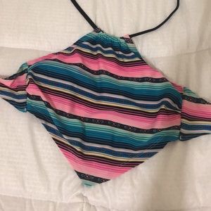 Multi- Colored Bikini Top